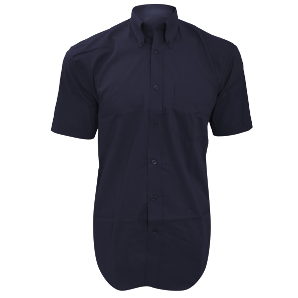 Kustom Kit Herr Kortärmad Corporate Oxford Shirt 13,5 tum Li Light Blue 13.5inch