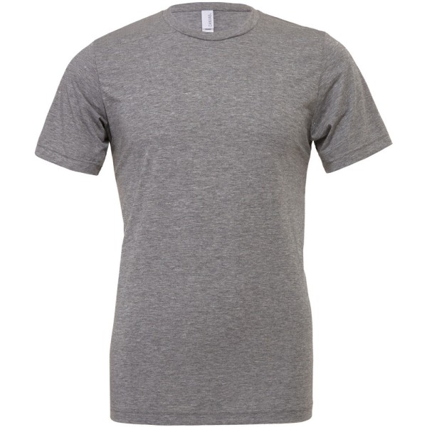 Canvas Herr Triblend T-shirt med rund hals Enkel kortärmad T-shirt 2XL G Grey Triblend 2XL