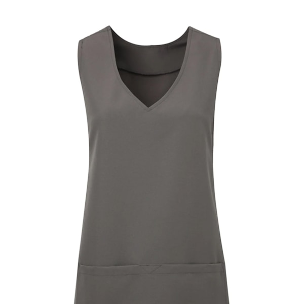 Premier Unisex Wrap-Around Tunika S/M Mörkgrå Dark Grey S/M