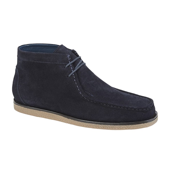 Roamers herr mocka ankelboots 11 UK marinblå Navy Blue 11 UK