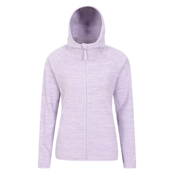 Mountain Warehouse Womens/Ladies Lleyn II Melange Full Zip Hood Purple 12 UK