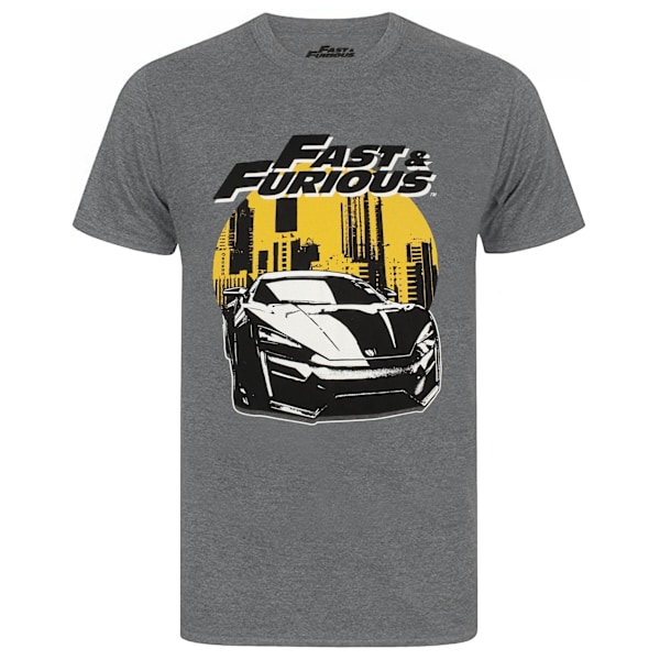 Fast & Furious Herr T-shirt M Charcoal Marl Charcoal Marl M