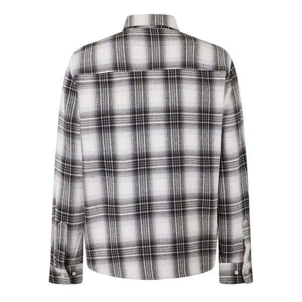Jack Wills Herr Rutig Långärmad Skjorta M Off White Off White M