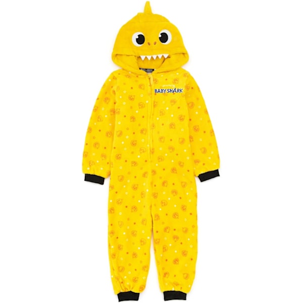 Baby Shark Barnkläder/Barn 3D Fenor Pyjamas 18-24 Månader Gul Yellow 18-24 Months