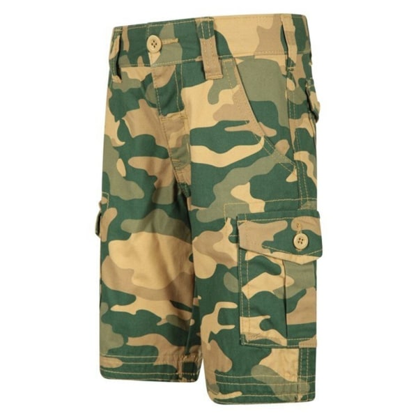 Mountain Warehouse Barnkläder/Barn Camo Cargo Shorts 13 År Li Light Beige/Green 13 Years