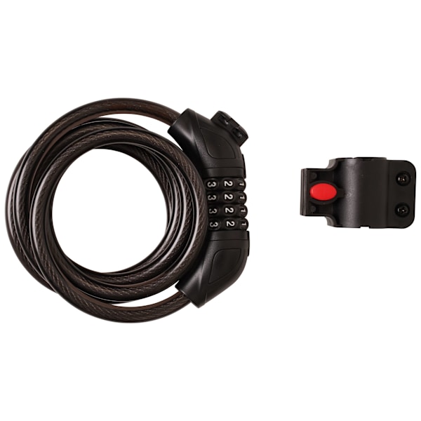 Dare 2B Coil Cykellåskabel 1,4m Svart Black 1.4m