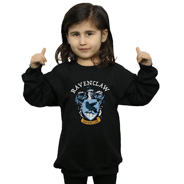 Harry Potter Flickor Ravenclaw Sweatshirt 5-6 År Svart Black 5-6 Years