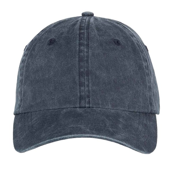 Native Spirit Unisex Vuxen Faded Washed Baseball Cap One Size N Navy Blue One Size
