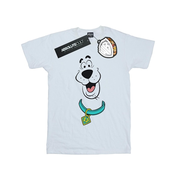 Scooby Doo Dam/Kvinnor Stor Ansikte Bomull Pojkvän T-Shirt 5XL White 5XL