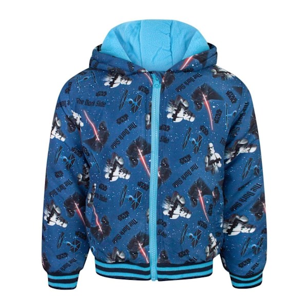 Star Wars Pojkar All-Over Print Hooded Jacka 4 År Blå Blue 4 Years