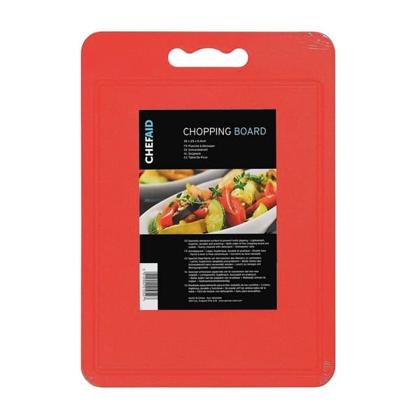 Chef Aid Poly Skärbräda 40 x 30cm Röd Red 40 x 30cm