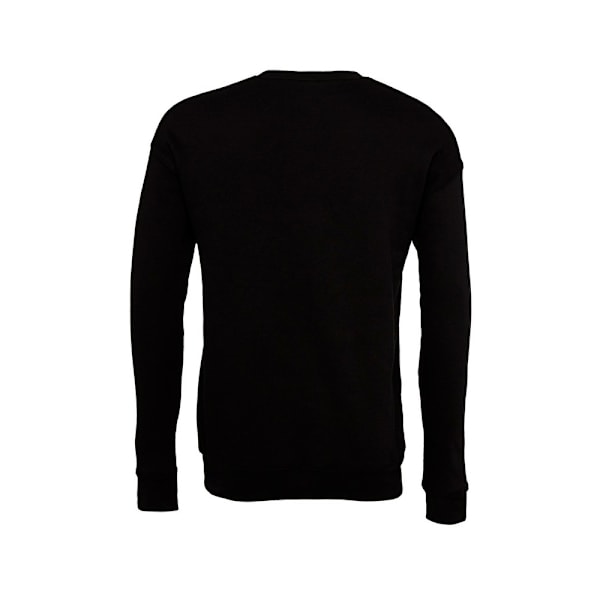 Bella + Canvas Unisex Vuxen Fleece Drop Shoulder Sweatshirt M B Black M