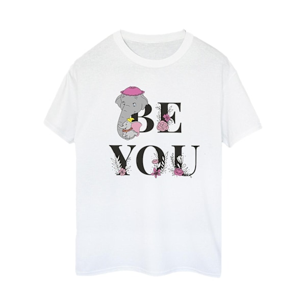 Disney Dam/Damer Dumbo Be You Bomull Boyfriend T-shirt M Wh White M