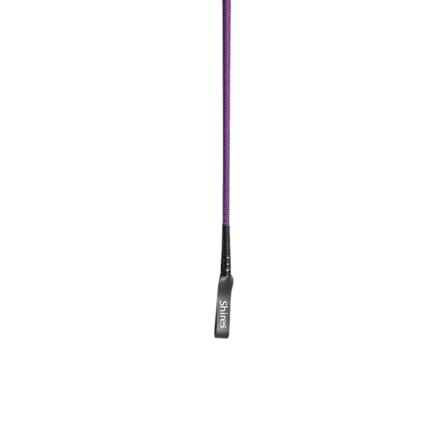 Shires Barn/Barn Thread Stem Läder Häst Ridning Piskan 24i Purple 24in