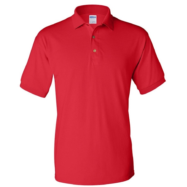 Gildan Adult DryBlend Jersey Kortärmad Polotröja 3XL Röd Red 3XL