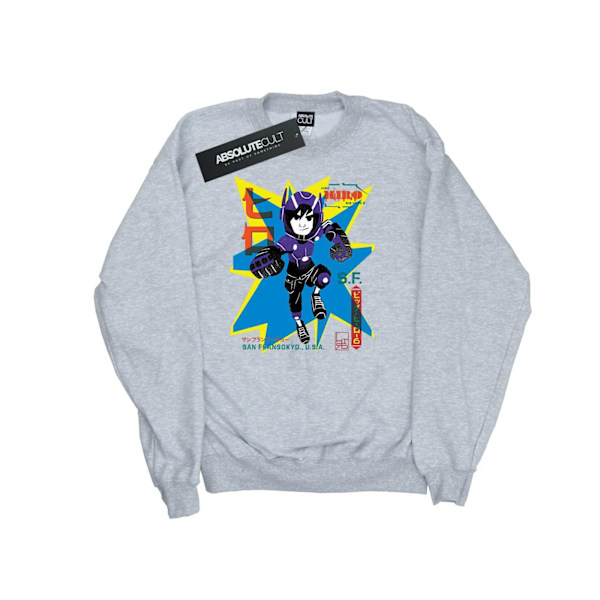 Disney Herr Big Hero 6 Hiro Anime Sweatshirt L Sports Grey Sports Grey L