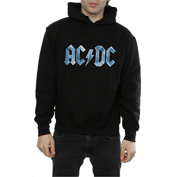 AC/DC Herr Ice Logo Bomullströja M Svart Black M