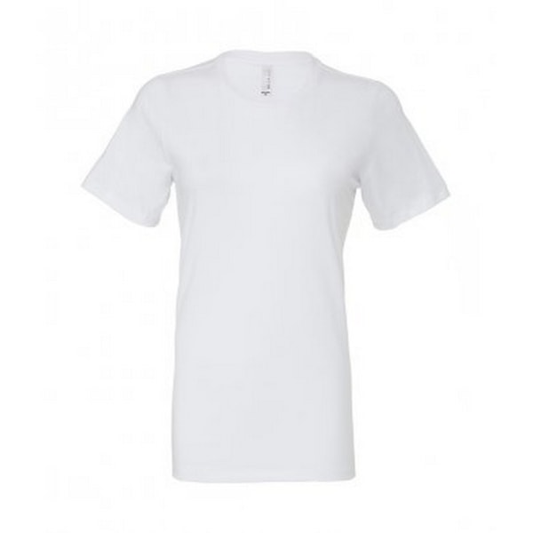 Bella + Canvas T-shirt avslappnad tröja för dam/dam XL Vit White XL