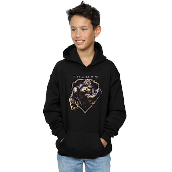 Marvel Pojkar Avengers Endgame Thanos Sköld Hoodie 9-11 År Sv Black 9-11 Years