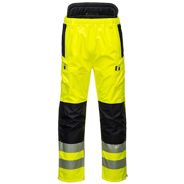 Portwest Herr PW3 Extreme Varsel Vattentäta Byxor 44R Gul Yellow/Black 44R