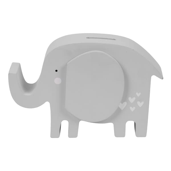 Celebrations Petit Cheri Elefant Spargris One Size Grå Grey One Size