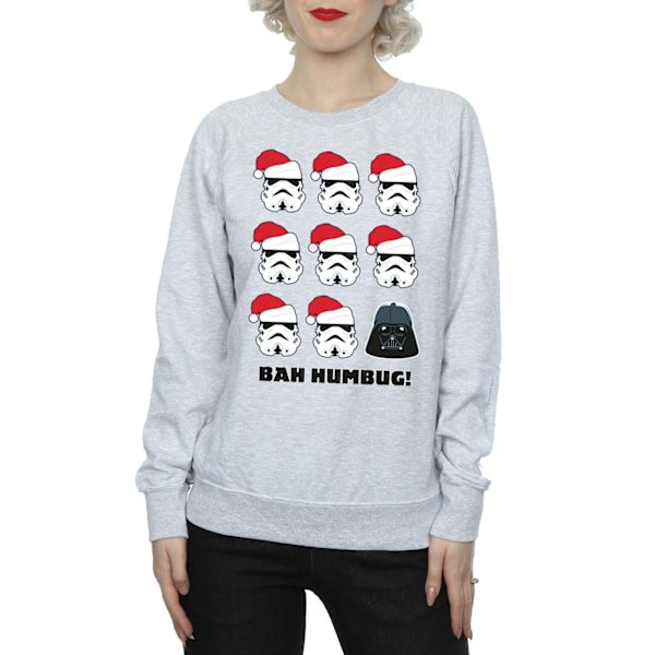 Star Wars Dam/Damer Jul Humbug Sweatshirt S Sports Gr Sports Grey S