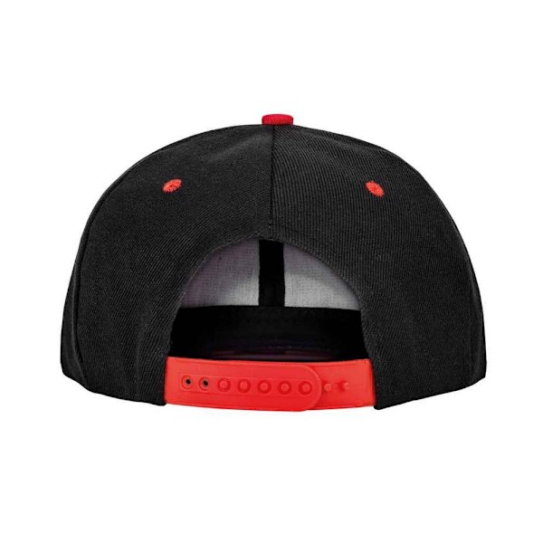 Result Headwear Unisex Vuxen Bronx Kontrast Snapback Cap One Si Black/Red One Size