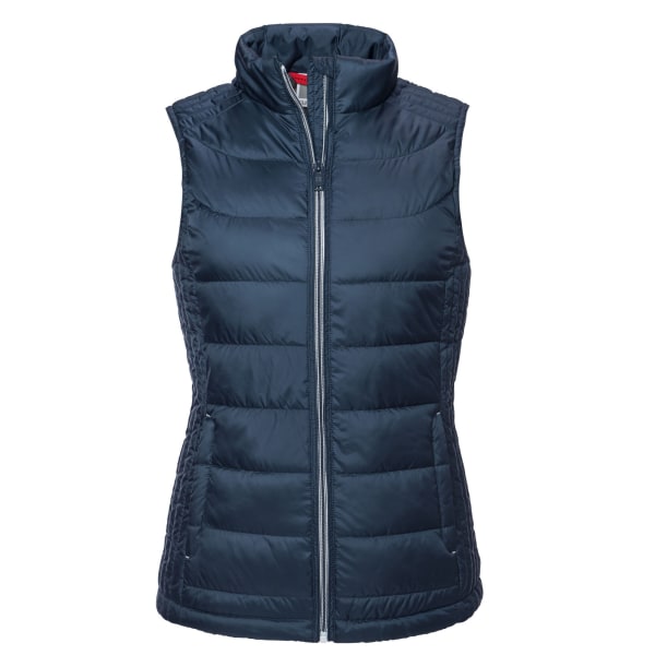 Russell Dam/Kvinnor Nano Vadderad Body Warmer 12 UK Fransk Marinblå French Navy 12 UK