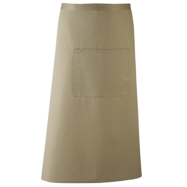 Premier Unisex Färger Bar Apron / Arbetskläder (Lång Continental S Olive One Size