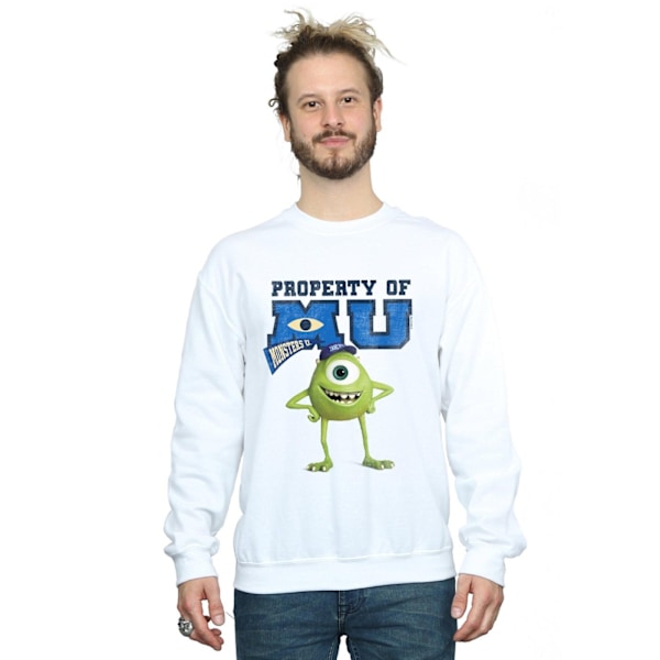 Disney Herr Monsters University Property Of MU Mike Sweatshirt White 4XL