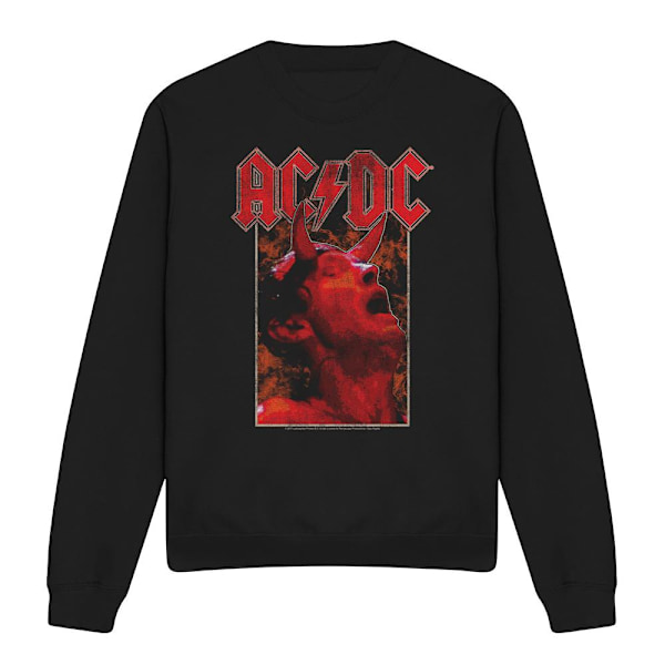 AC/DC Unisex Vuxen Horns Sweatshirt XXL Svart Black XXL