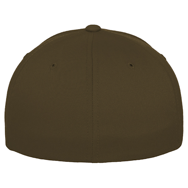 Yupoong Flexfit Fitted Baseball Cap LXL Olive för män Olive LXL