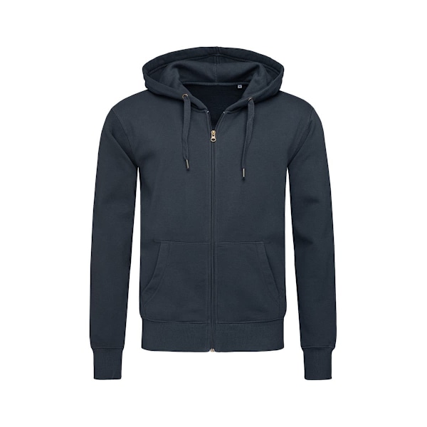 Stedman Mens Active Zip Hood 3XL Blå Midnatt Blue Midnight 3XL