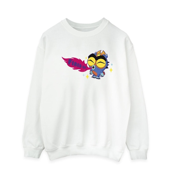 Disney Herr Big Hero 6 Baymax Fred Fired Up Sweatshirt 4XL Vit White 4XL