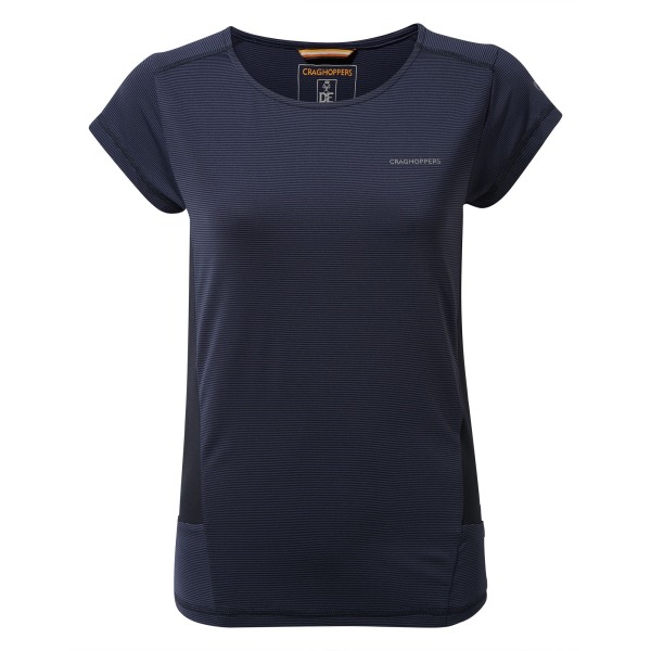 Craghoppers Dam/Dam Atmos Kortärmad T-shirt 10 UK Blu Blue Navy 10 UK