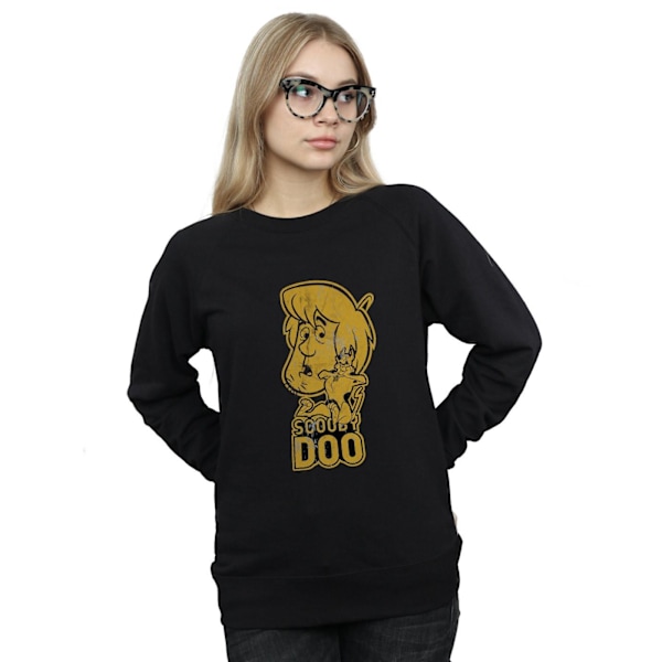 Scooby Doo Dam/Kvinnor Och Shaggy Sweatshirt XL Svart Black XL