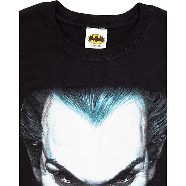 The Joker T-shirt för män med ansiktsmotiv, 3XL, svart Black 3XL