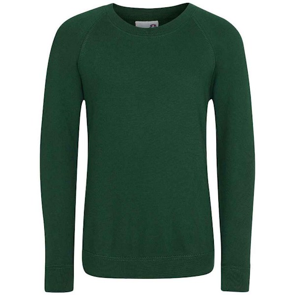 Awdis Barn/Barn Akademi Raglan Sweatshirt 3-4 År Grön Green 3-4 Years