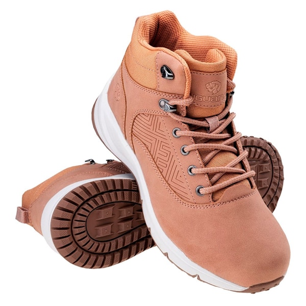 Iguana Dam/Dam Iwany Mid Cut Casual Skor 5 UK Powder Pin Powder Pink/Grey 5 UK