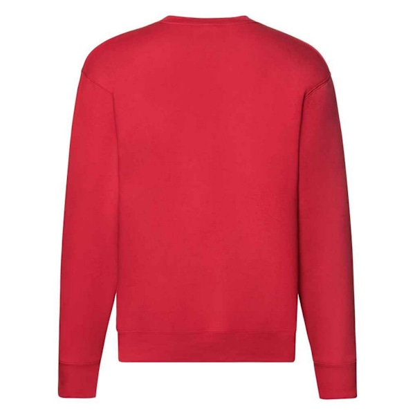 Fruit of the Loom Premium Drop Shoulder Sweatshirt M Röd Red M