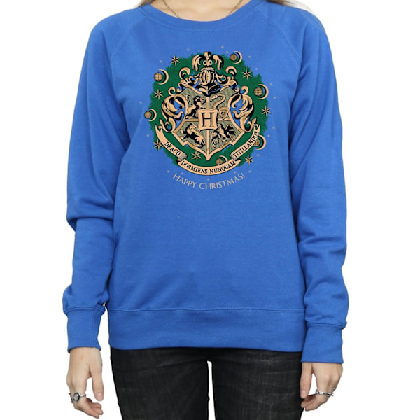 Harry Potter Dam/Dam Julkrans Sweatshirt L Royal Royal Blue L