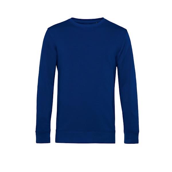 B&C Herr Organic Crew Neck Sweat S Royal Blue Royal Blue S