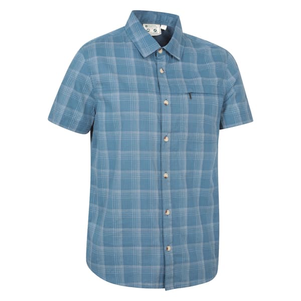 Mountain Warehouse Herr Semester Bomullsskjorta M Mörkblå Dark Blue M