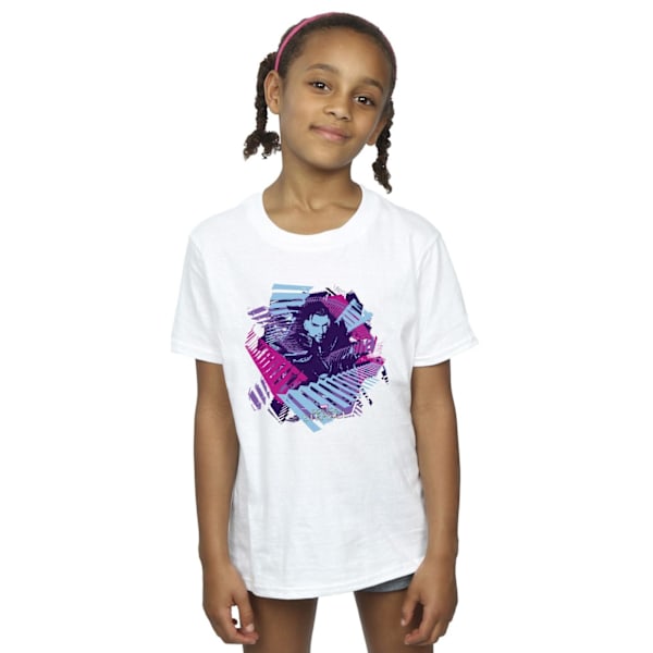 Marvel Girls Doctor Strange Stairs Bomull T-shirt 5-6 år Vit White 5-6 Years