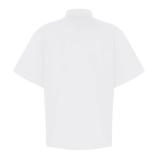 Premier Unisex Spikad Framkortsärmad Kockjacka S Vit White S