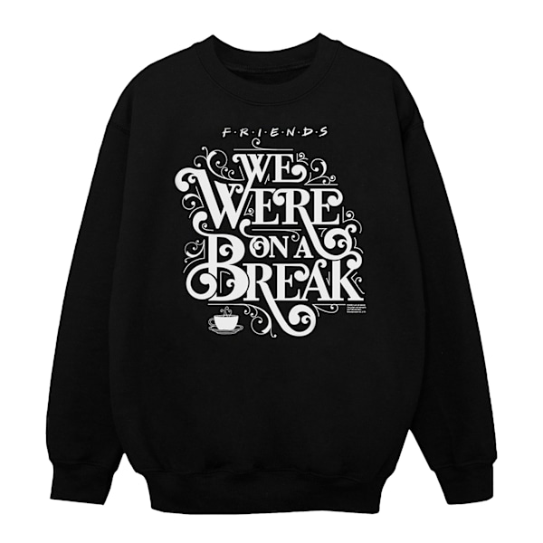 Friends Girls On A Break Ornamental Sweatshirt 12-13 År Svart Black 12-13 Years