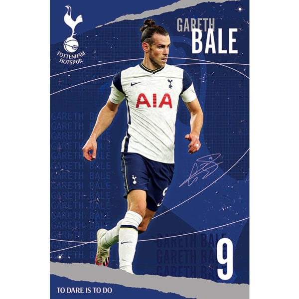 Tottenham Hotspur FC Gareth Bale Affisch One Size Marin/vit Navy/White One Size