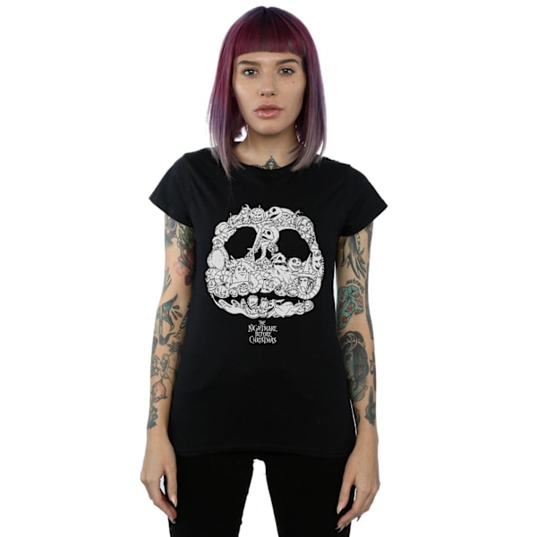 Disney Dam/Kvinnor Mardrömmen Innan Jul Jack Skellington Black XL