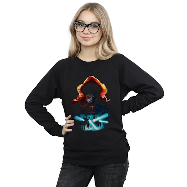 It Chapter 2 Dam/Dam Poster Flashlights Sweatshirt L Svart Black L