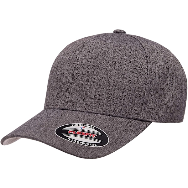 Flexfit Unisex Adult Heatherlight Cap S-M Mörkgrå Melange Dark Grey Melange S-M